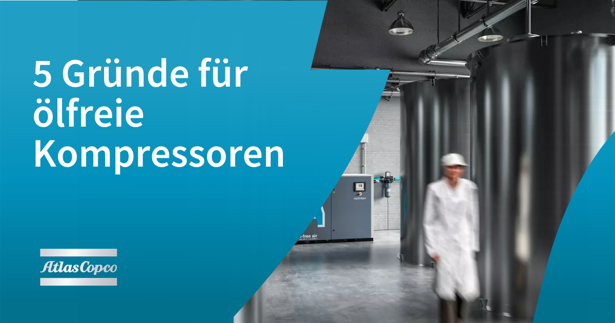 5 Gründe für ölfreie Kompressoren 5 Gründe für ölfreie Kompressoren