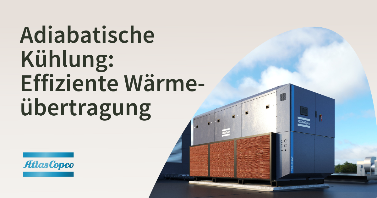 Adiabatische Kühlung Effiziente Wärmeübertragung Adiabatische Kühlung Effiziente Wärmeübertragung