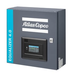 Die wandmontierte Version der Equalizer 4.0 Kompressorsteuerung von Atlas Copco