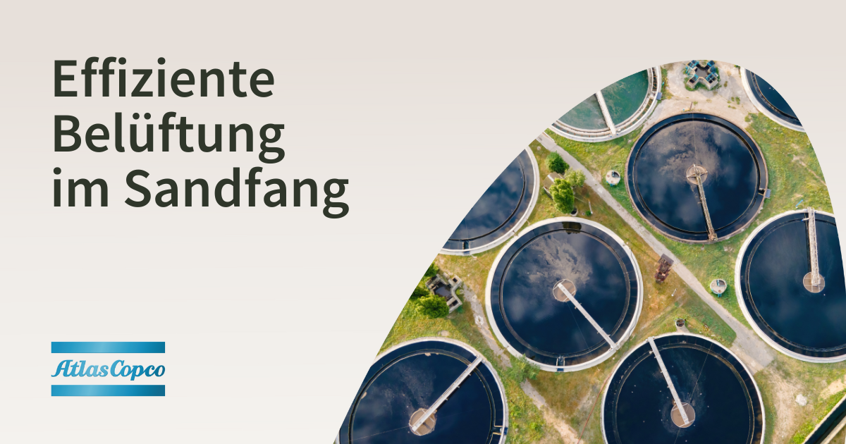 Effiziente Belüftung im Sandfang