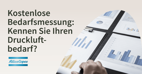 Kostenlose  Bedarfsmessung Kennen Sie Ihren  Druckluftbedarf