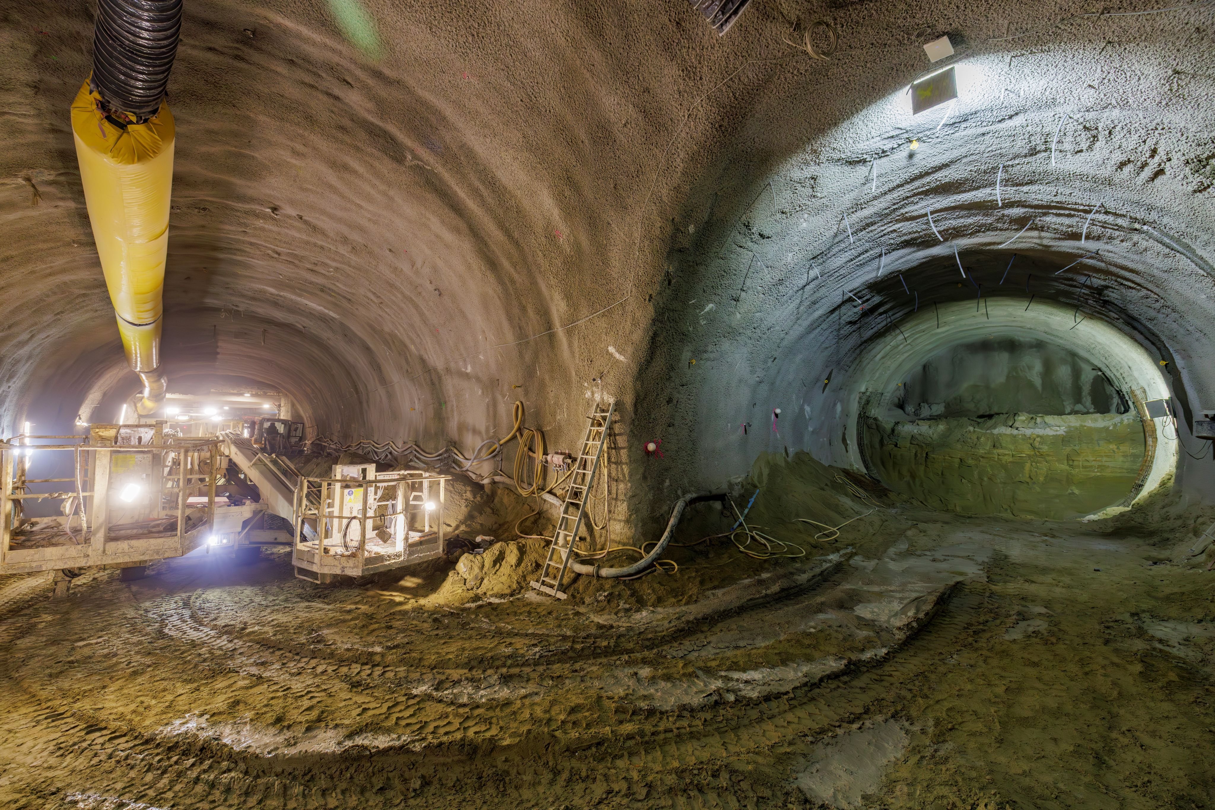 Marienhof 03.07.2025 Druckkammer Oststrecke Sohlbewehrung und Hauptstrecke IMAG5866011