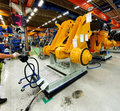Volvo Construction Equipment -Förlyttning med tryckluft